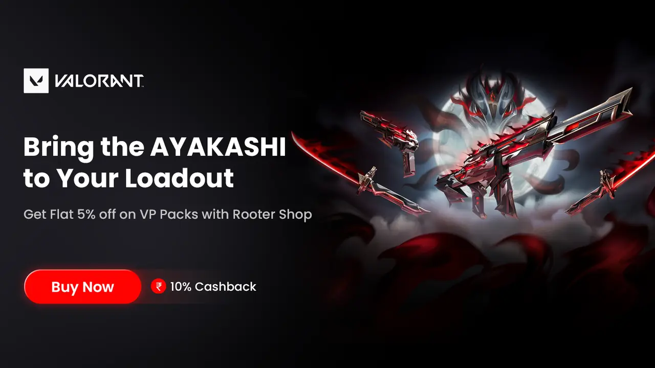 Buy Valorant Points | Instant Top Up | Flat 5% Off