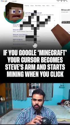 Watch Minecraft Google trick 😲 on Rooter by MemeCraft